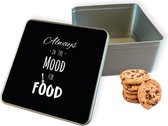Boîte à biscuits Mood for Food II Square - Boîte de rangement 20x20x10 cm