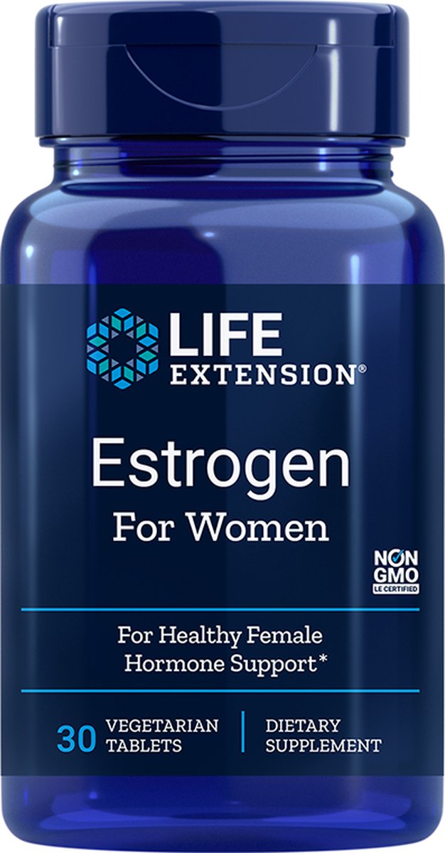 Goedkoopste Life Extension Estrogen for Women - voor ondersteuning bij overgangsverschijnselen - 30 capsules