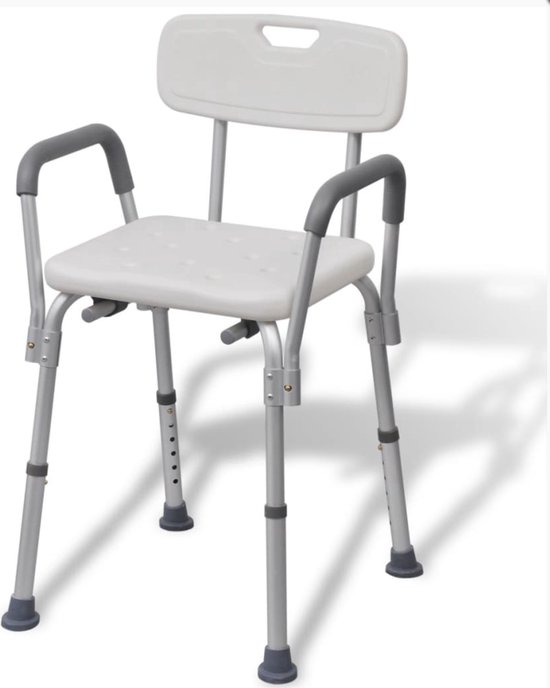 Degelijke douchekruk douchekruk douche stoel douche zitje met arm