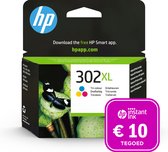 HP 302XL - Cartouche d'encre couleur + crédit Instant Ink