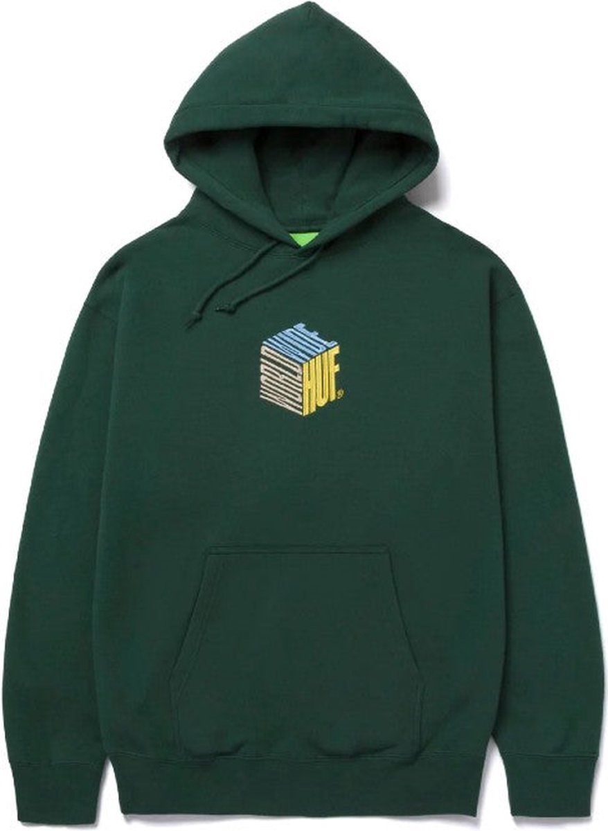 Huf Dimensions Embroidered Pullover Hoodie - Forest Green
