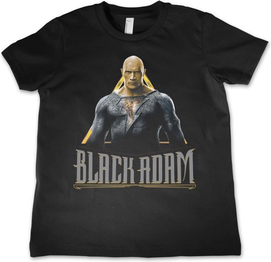DC Comics Black Adam Kinder Tshirt -Kids tm 12 jaar- Hero Zwart