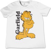 Garfield Kinder Tshirt -Kids tm 6 jaar- Garfield Wit