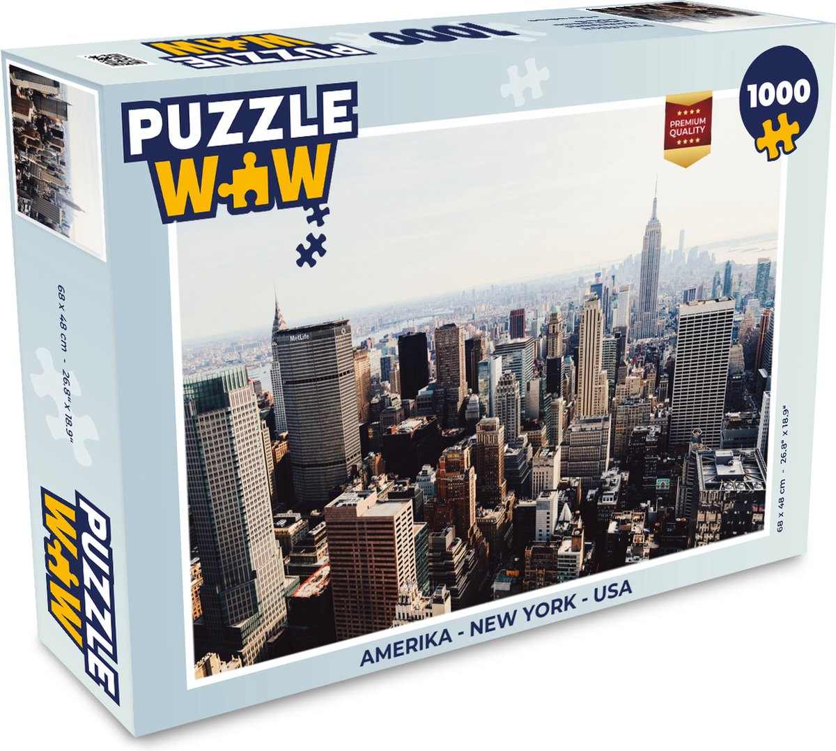 gewoon Zeemeeuw Architectuur Puzzel Amerika - New York - USA - Legpuzzel - Puzzel 1000 stukjes  volwassenen | bol.com