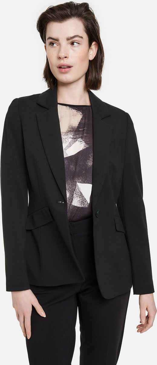 TAIFUN Dames Blazer Schwarz-44
