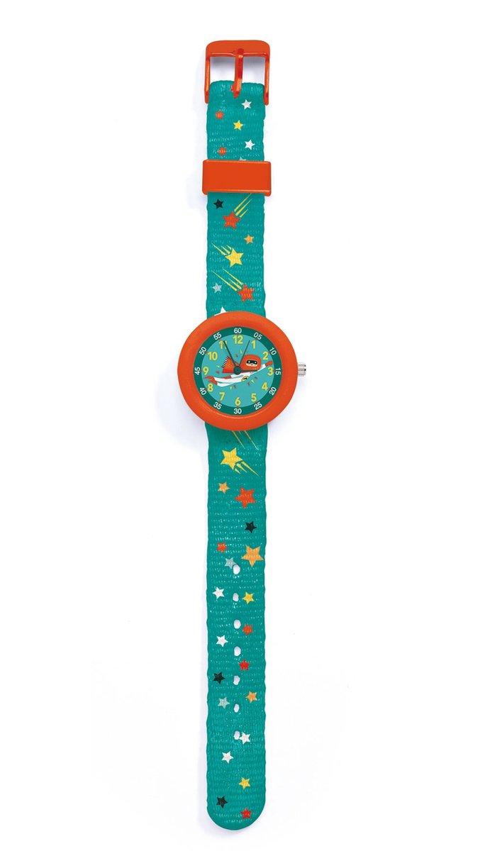 Djeco horloges voor kinderen Superhero