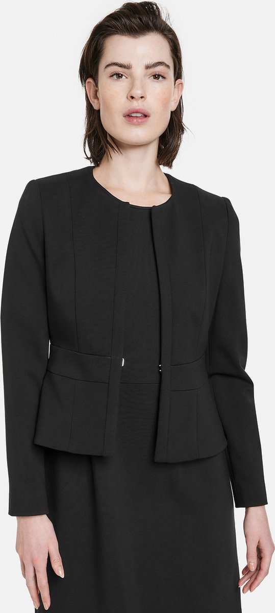 TAIFUN Dames Blazer Schwarz-42
