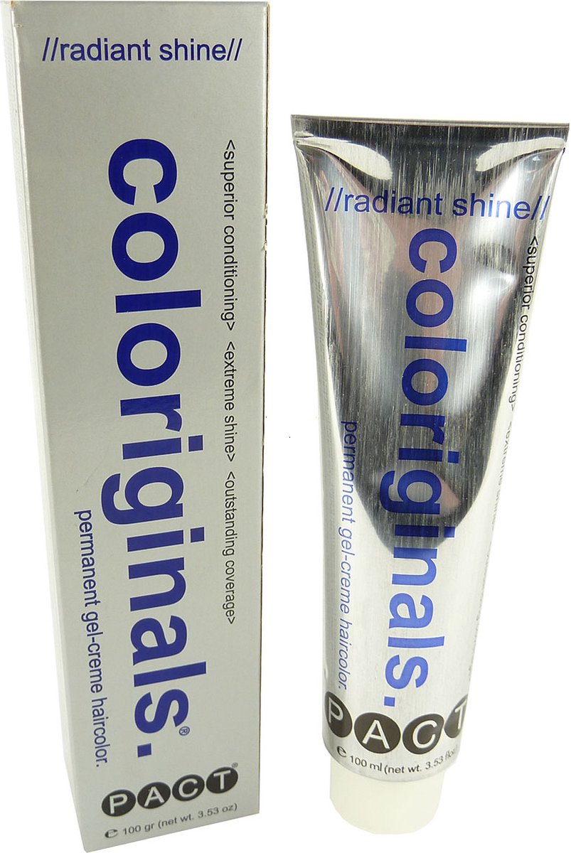 PACT coloriginals Permanent Gel Creme Haarkleur Kleuring 100ml - 3RB Mahogany / Mahagoni