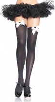 Nylon Thigh Highs With Bow