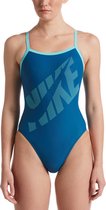 Nike Swim Tilt Logo Racerback Badeanzug schnell trocknend und flache Nähte