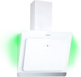 Bol.com Klarstein Aurora 60 Smart Afzuigkap - 550 M³/H - 60 Cm Breed - Schuin - Sfeerlicht - EEK A++ - Wit aanbieding