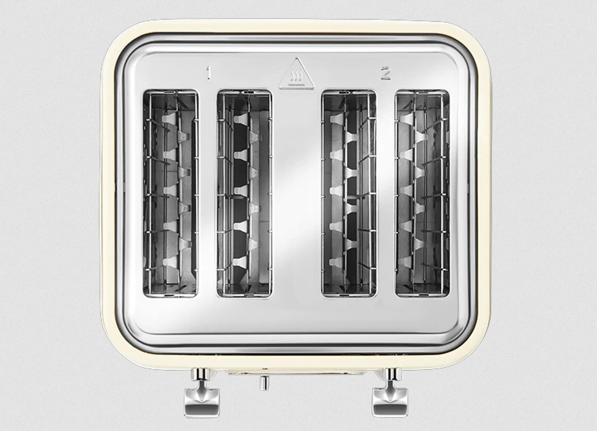 Morphy Richards Verve 4-Slice 4 snede(n) 1880 W Chroom, Crème