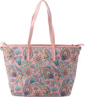 Orta Nova Galati Tote Bag Blossom - Roze - Schoudertas - Handtas - Dames - Vrouwen - Bloemen