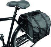 Halfords Dubbele Fietstas Transporter 40 Liter Zwart