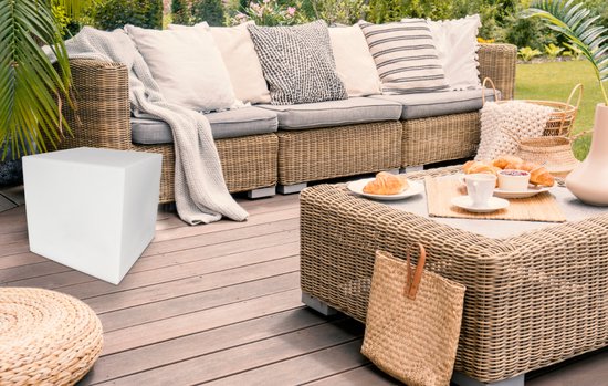 Perel Cube lumineux pour jardin, usage intérieur et extérieur