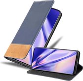 Cadorabo Hoesje geschikt voor Samsung Galaxy S20 PLUS in DONKERBLAUW BRUIN - Beschermhoes met magnetische sluiting, standfunctie en kaartvakje Book Case Cover Etui