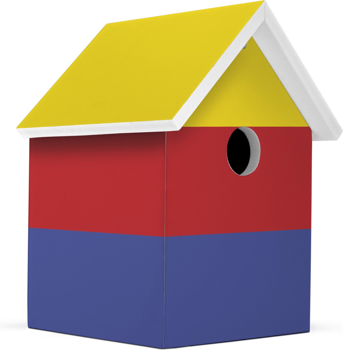 Milieuvriendelijk Vogelhuisje - Provincie Noord Holland Handgemaakt - L15 x B15 x H20 cm