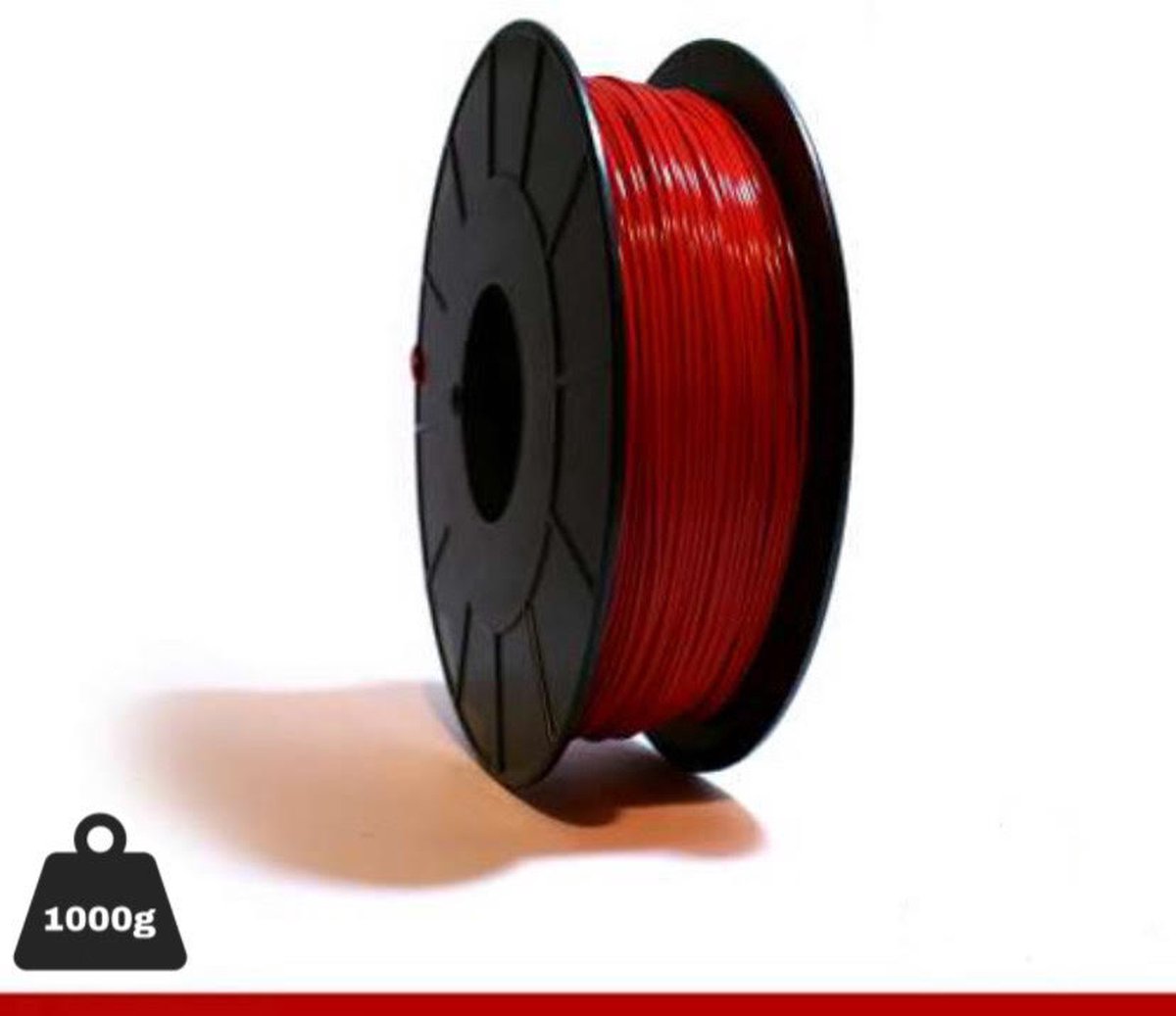 Rood - PLA filament - 1kg - 1.75mm - 3D printer filament