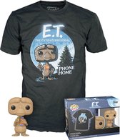 Funko E.T. Verzamelfiguur & Tshirt Set -S- POP! & Tee Box E.T. With Candy Zwart