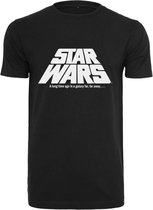 Merchcode Star Wars - Original Logo Heren T-shirt - M - Zwart