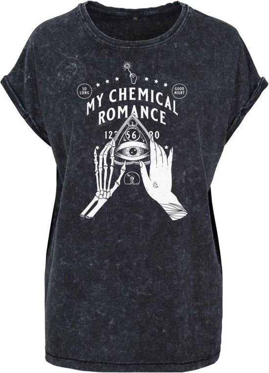 Merchcode My Chemical Romance - Skeleton Dames T-shirt - L - Zwart