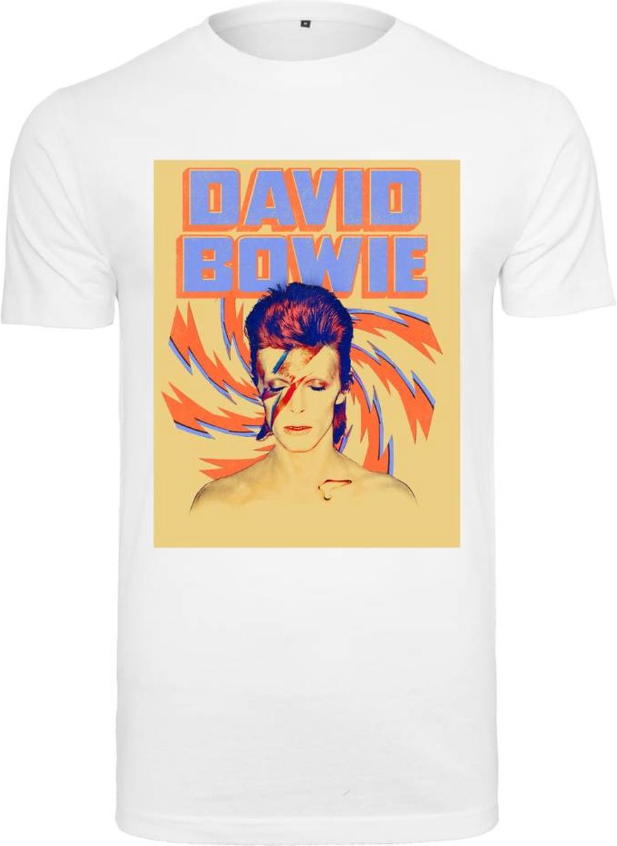 Merchcode David Bowie - Star Dust Heren T-shirt - XXL - Wit