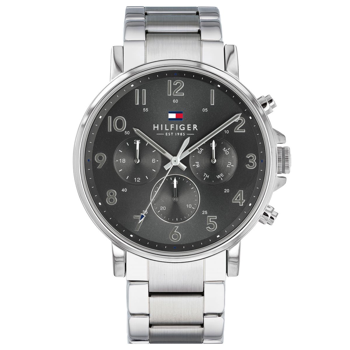 Tommy Hilfiger TH1710382 Heren Horloge Ø 44 mm - Zilverkleurig