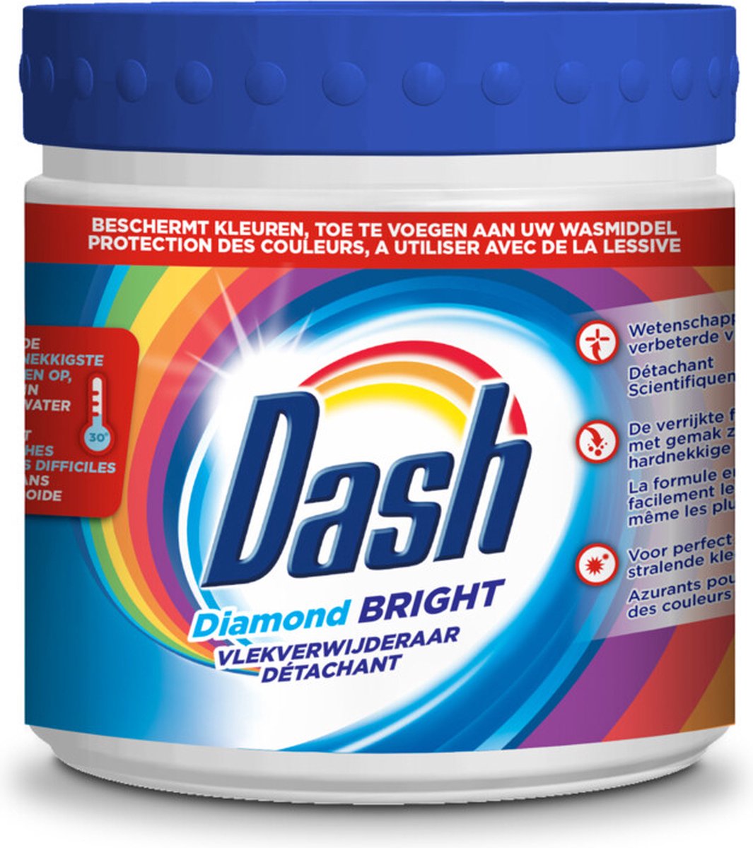 Goedkoopste Dash Vlekverwijderaar Diamond Bright Poeder-Kleur 500 gr