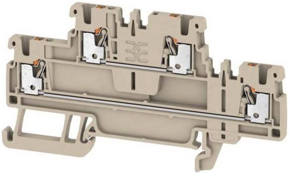 Weidmüller 2469370000 Doorgangsklem 2-etages 3.50 mm Spanveer Beige 50 stuk(s)