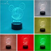 [Nice Petites Choses] - Lampe LED RGB personnalisée MICKEY