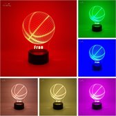 [Nice Little Things] - Gepersonaliseerde RGB LEDlamp Basketbal