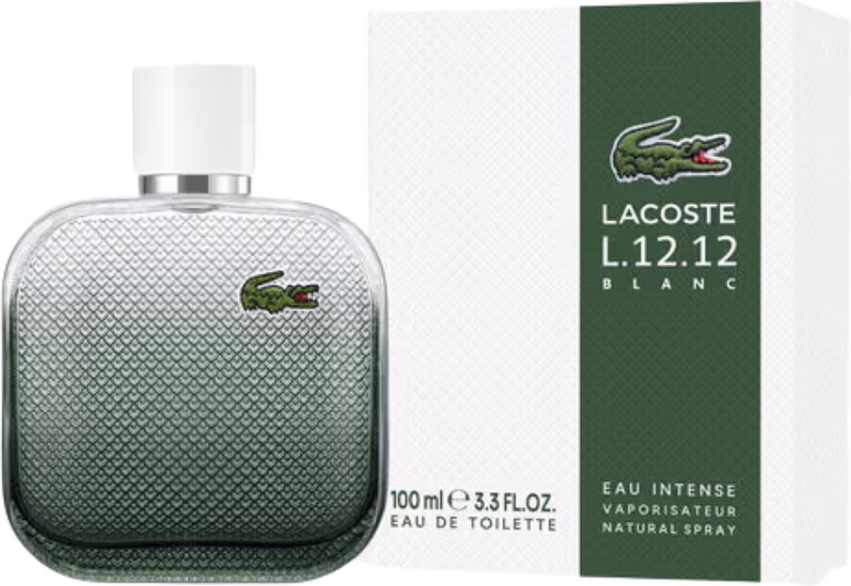 Goedkoopste Lacoste Blanc 50ml - Eau Intense Vaporisateur Natural Spray - Eau de Toilette - L.12.12