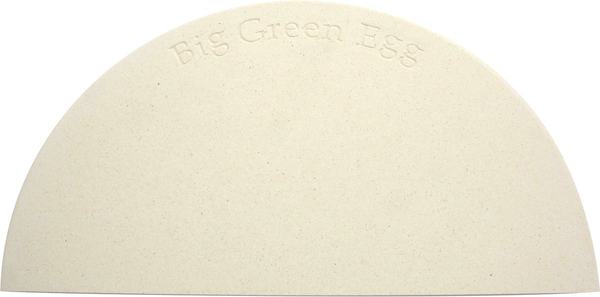 Big Green Egg - Half moon - Conveggtor Steen - Baking - Pizza - Stone - Medium - 305cm x 155cm x 15cm