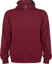 Donker Rood sweatshirt met rits en capuchon model Montblanc merk Roly maat M