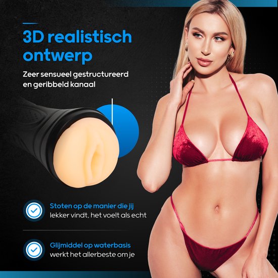 Pocket PussyMasturbator Voor ManKunstvaginaSex Toys Voor Mannen Seksspeeltjes Bol Com