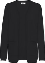 Jacqueline de Yong Vest Jdymarco L/s Open Cardigan Knt Noos 15281966 Black Dames Maat - M