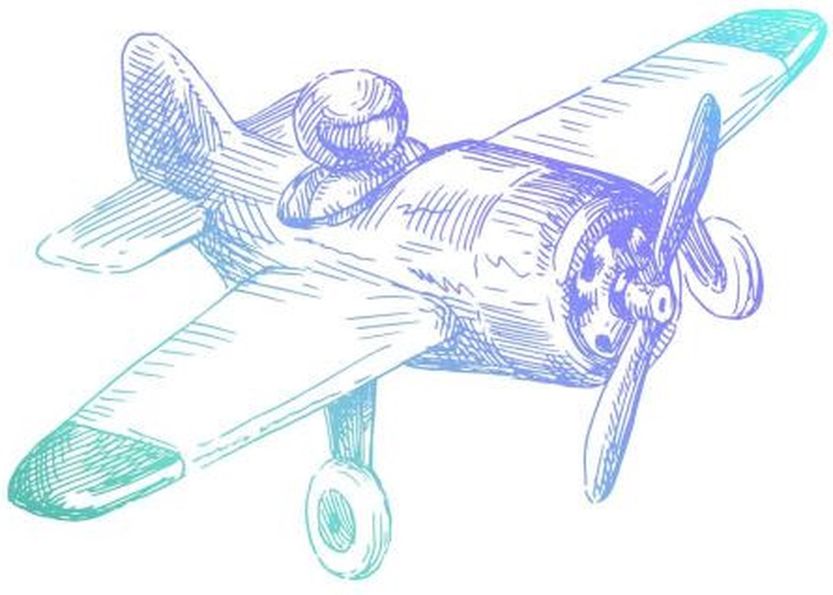 Men's Collection Airplane Mini Clear Stamp (CO726791) (DISCONTINUED)