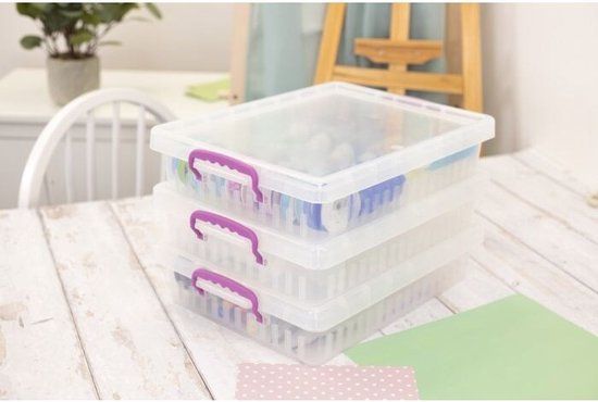 Foto: Cc stash n stack multistore storage box opbergsysteem 1 stuk 32x23 5x6 5 cm 