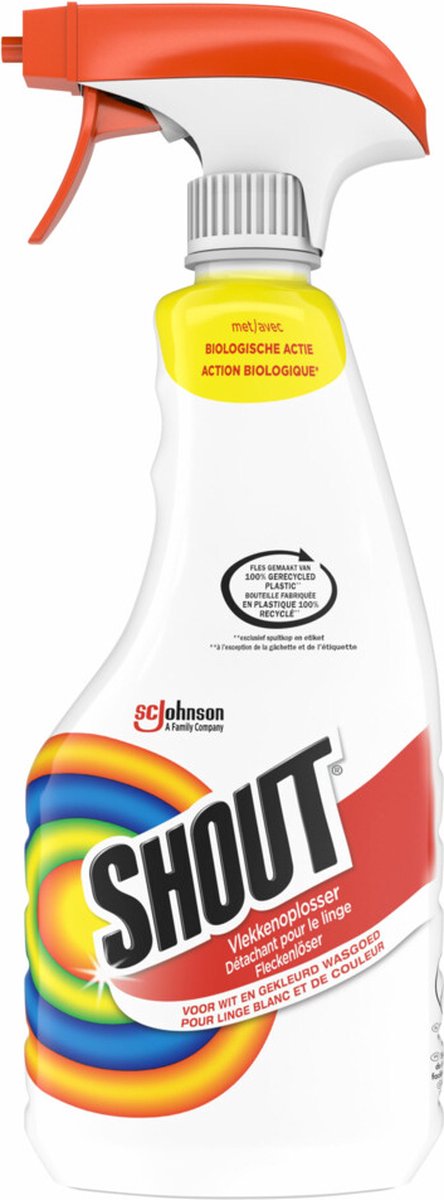 Shout Vlekkenoplosser Spray - 6 x 500 ml - Voordeelverpakking