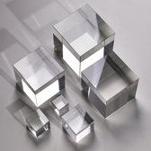Gws Kristallen Kubus voor Fotografie – Kubus Prisma - Heldere kristallen Cube – 40 mm