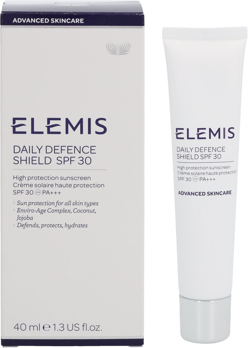 Elemis - Advanced Skincare Daily Defence Shield SPF30 - Opalovací krém na obličej s vysokou ochranou (L)