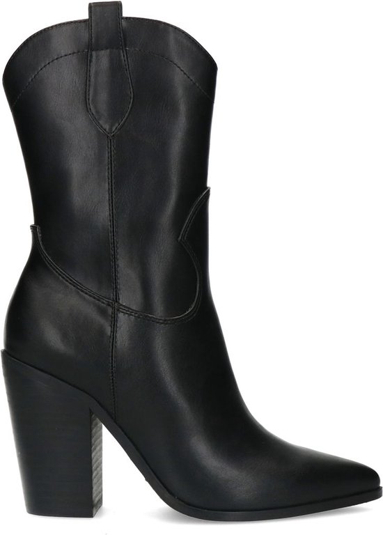 Sacha - Dames - Beige suède lage cowboylaarzen - Maat 39