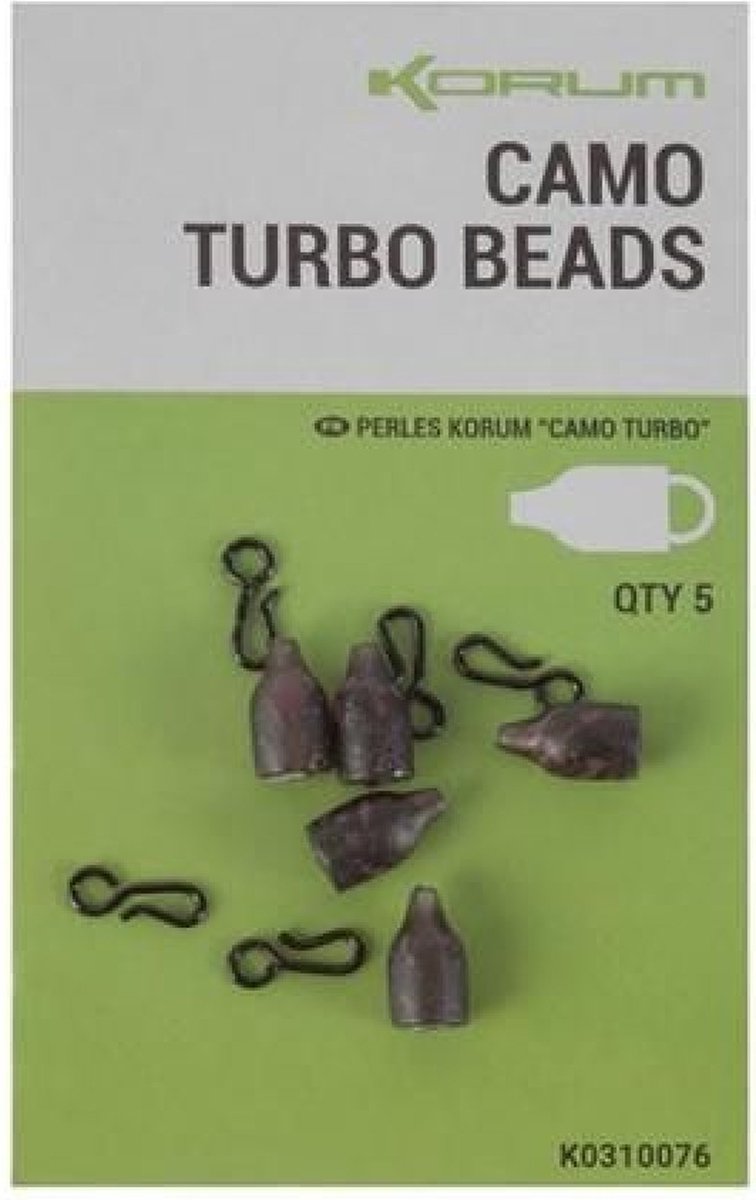 Korum Camo Turbo Bead (5 pcs)