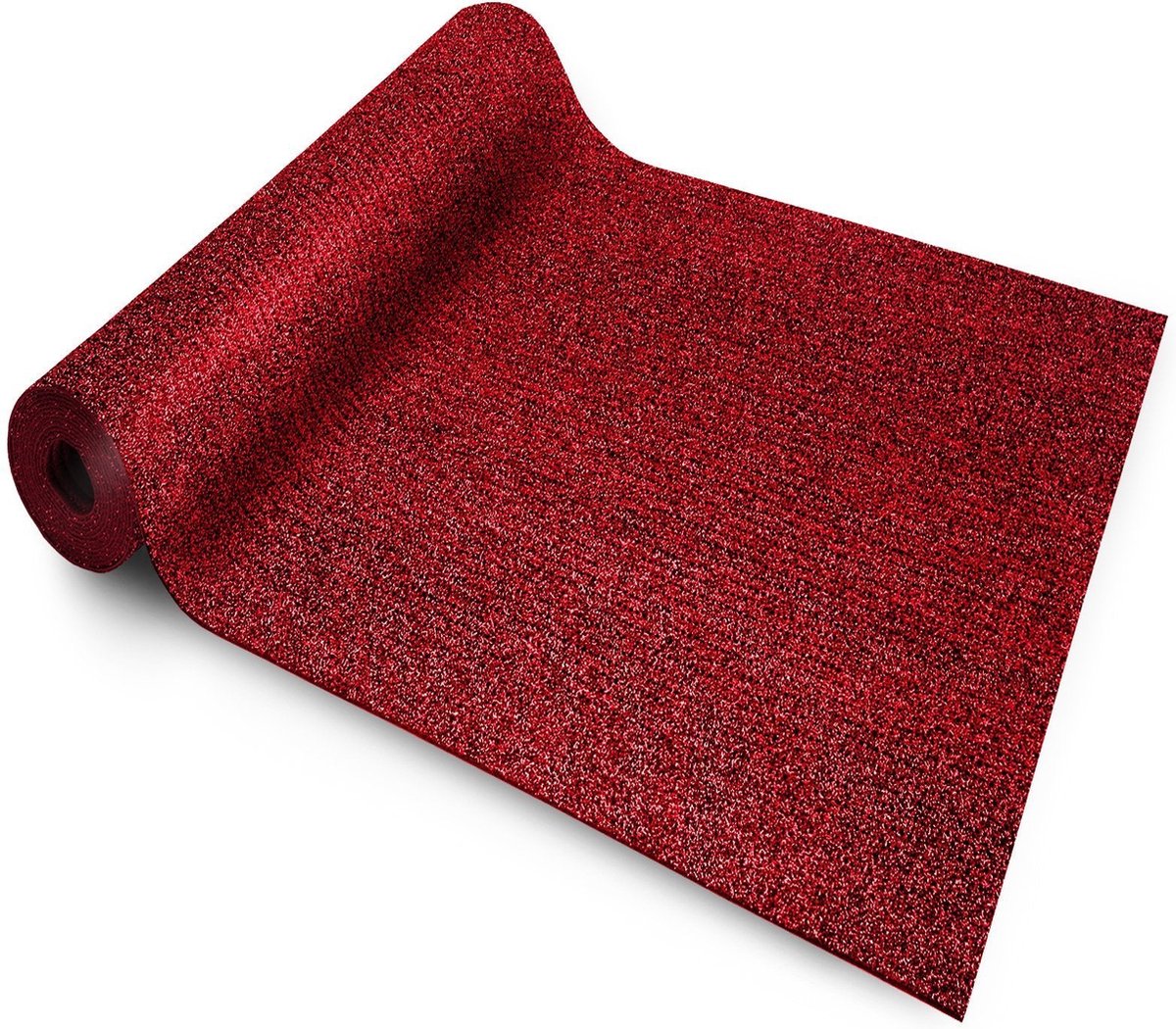 etm Deurmat - Tegen gladheid - Granulaat gecoat - Rood - 120 x 300 cm