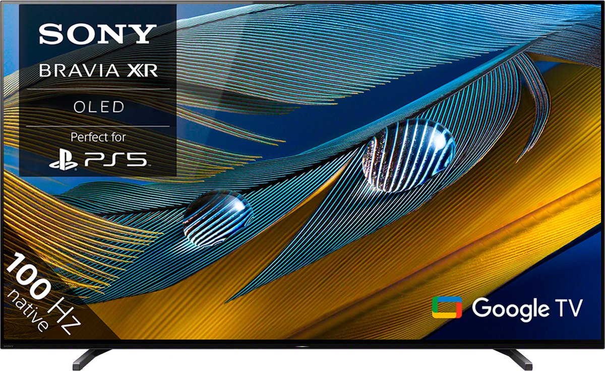 De Witgoed Outlet SONY XR-55A80J OLED TV (55 inch / 139 cm. OLED 4K. SMART TV. Google TV) aanbieding