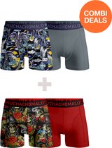 Muchachomalo - 2-pack + 2-pack boxershorts Men - Combi deal- Maat S