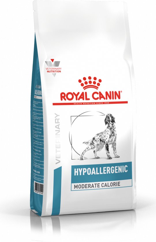herten Accommodatie tweede Royal Canin Veterinary Diet Hypoallergenic Moderate Calorie - Hondenvoer - 14  kg | bol.com