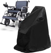 Gdmokle Protection pour fauteuils roulants, housse imperméable, robuste, coupe-vent, tissu Oxford, housse de meubles anti-poussière pour fauteuils roulants électriques, noir