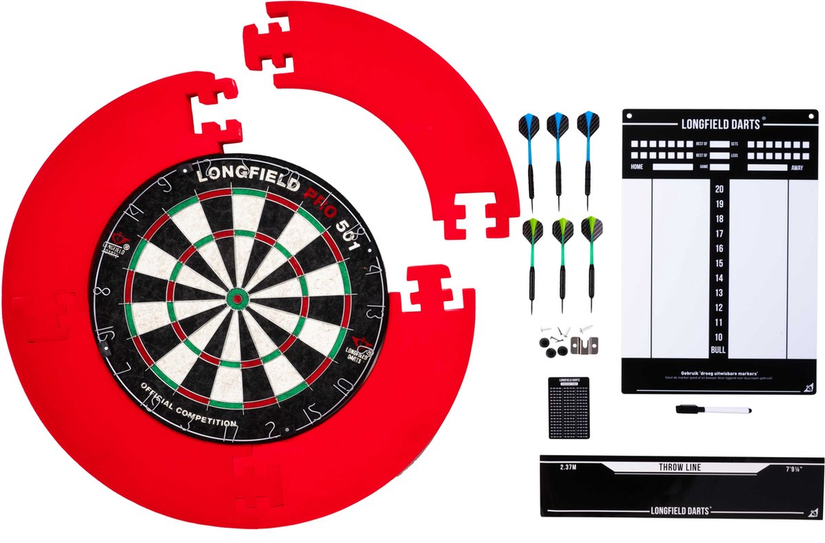 Darts Tournament dartset rood