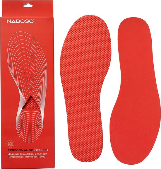 Naboso Performance Inlegzolen - Maat 45,5 tm 48,5 - Zooltjes voor Sportschoenen - Textuur voor Voetstimulatie, Anti-Vermoeidheid, Balans en Wendbaarheid